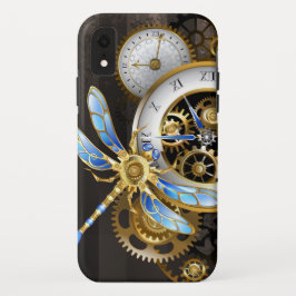 Steampunkuhr mit mechanischer Libelle Case-Mate iPhone Hülle