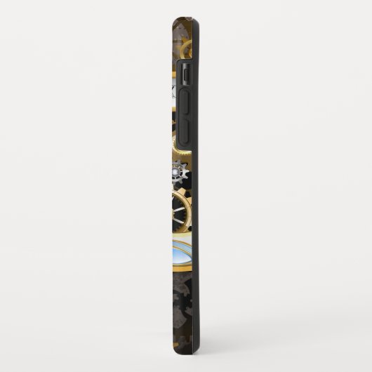 Steampunkuhr mit mechanischer Libelle Case-Mate iPhone Hülle (Hinten/Links)