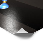 Steampunkuhr mit mechanischer Libelle Fotodruck (Ecke)