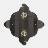 Steampunkuhr mit mechanischer Libelle Geschenkschachtel (Ungefaltet)