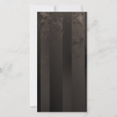 Steampunkuhr mit mechanischer Libelle Karte (Rückseite)