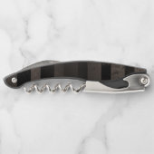 Steampunkuhr mit mechanischer Libelle Kellnermesser (Rückseite)