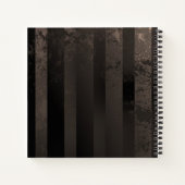 Steampunkuhr mit mechanischer Libelle Notizblock (Rückseite)