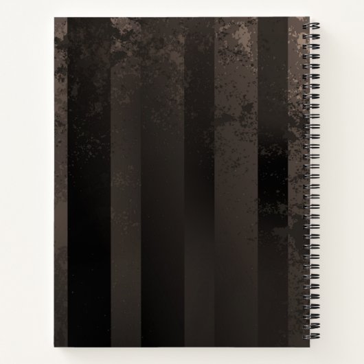 Steampunkuhr mit mechanischer Libelle Notizblock (Rückseite)