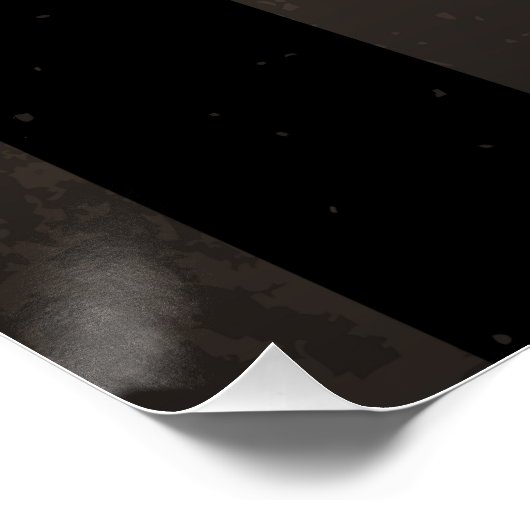 Steampunkuhr mit mechanischer Libelle Poster (Ecke)