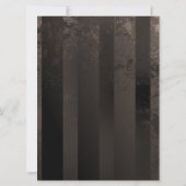 Steampunkuhr mit mechanischer Libelle Save The Date (Rückseite)