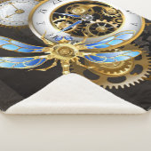 Steampunkuhr mit mechanischer Libelle Sherpadecke (3/4)