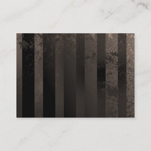 Steampunkuhr mit mechanischer Libelle Telefonnummerkarte (Rückseite)