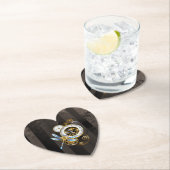 Steampunkuhr mit mechanischer Libelle Untersetzer (Vor Ort)