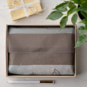 Steampunkuhr und türkisfarbene Rose auf Streifen Seidenpapier (Geschenk)