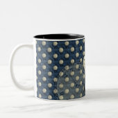 Steampunkuhren gotisch blau zweifarbige tasse (Links)
