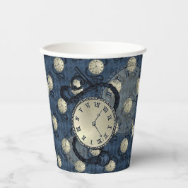 Steampunkuhren gotisch pappbecher