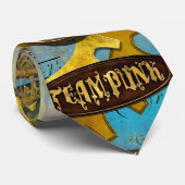Steampunkuhren und Zeit Krawatte (Gerollt)