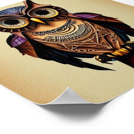 Steampunkuhu Poster (Ecke)