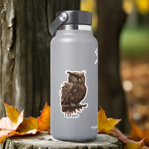 Steampunkuppe mit Ihrem Namen Aufkleber