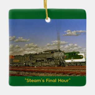 "Steam's Final Hour" von Tom Rock Keramik-Ornament Keramikornament