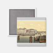 Steamschiff, Stettin Harbour, Pommeraina, Germa Magnet (Vorderseite/Rückseite)