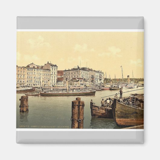 Steamschiff, Stettin Harbour, Pommeraina, Germa Magnet (Vorne)