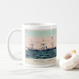 Steamschiff Victoria of the Anchor Line, 1876 Kaffeetasse