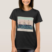 Steamschiff Victoria of the Anchor Line, 1876 T-Shirt (Vorderseite)