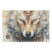 Steamshadow Steampunk Wolf Kissenbezug (Rückseite-Rechts)