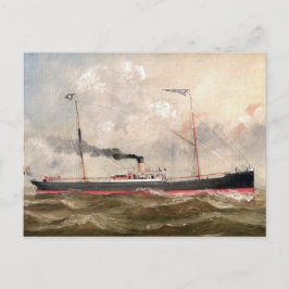Steamship Louise 1800s Postkarte