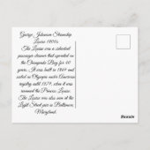 Steamship Louise 1800s Postkarte (Rückseite)