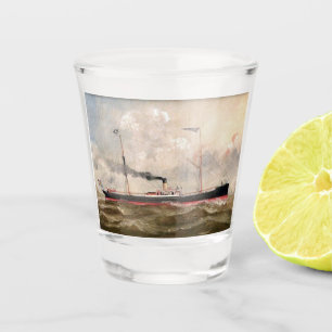 Steamship Louise 1800s Schnapsglas