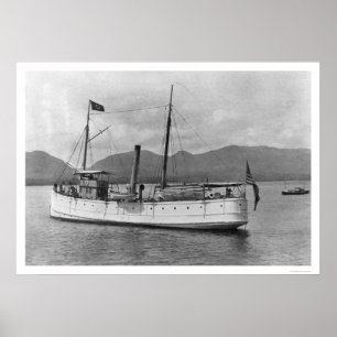 Steamship McArthur Alaska 1918 Poster