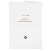 STEAMTRAINS-Karte (Hinten)