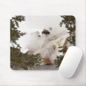 Steamy Bison Mousepad (Mit Mouse)