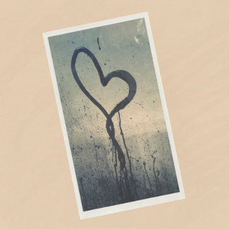 Steamy Gezeichnet Heart Serviette