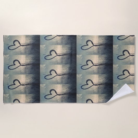 Steamy Hearts Strandtuch (Vorderseite)