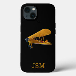 Stearman Biplane Foto, Aviation, Monogramm Case-Mate iPhone Hülle
