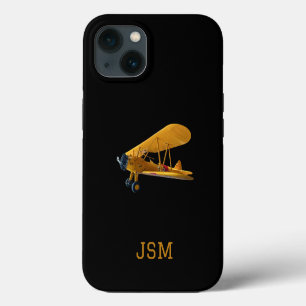 Stearman Biplane Foto, Aviation, Monogramm Case-Mate iPhone Hülle