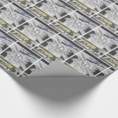 Stearman Biplane Geschenkpapier (Ecke)