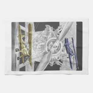 Stearman Biplane Geschirrtuch