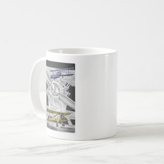 Stearman Biplane Kaffeetasse (Vorderseite Links)
