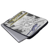 Stearman Biplane Laptopschutzhülle (Vorne Knopf)