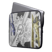 Stearman Biplane Laptopschutzhülle (Vorderseite Links)