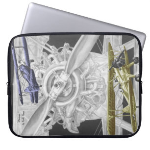 Stearman Biplane Laptopschutzhülle