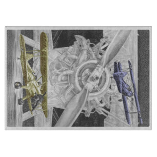 Stearman Biplane Schneidebrett