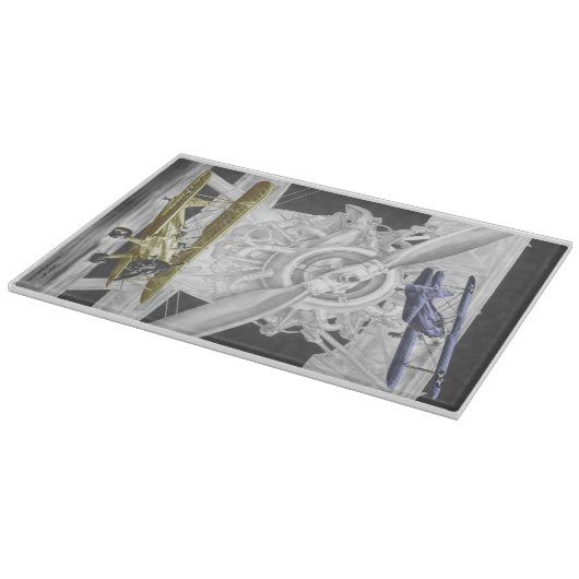 Stearman Biplane Schneidebrett (Ecke)