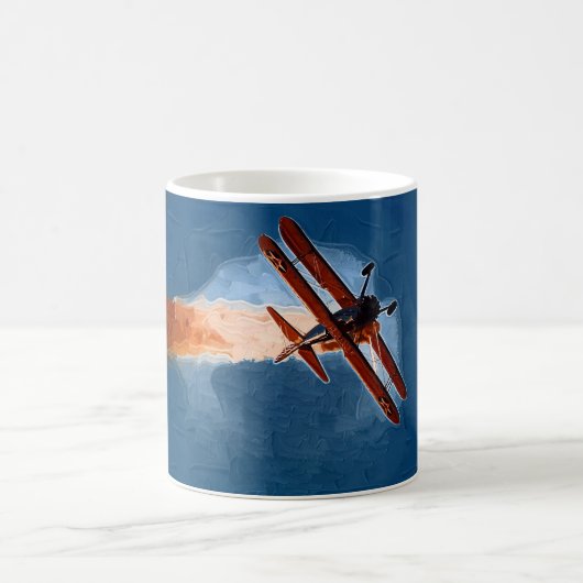 Stearman Doppeldecker Kaffeetasse (Mittel)