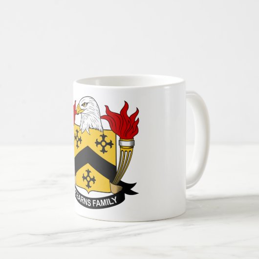Stearns Familienwappen Kaffeetasse (VorderseiteRechts)
