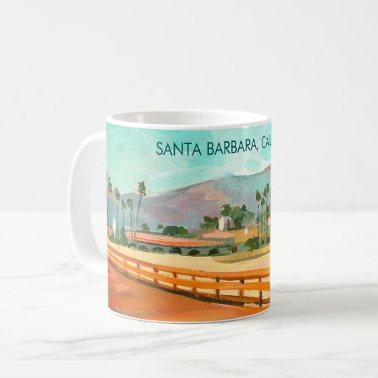 Stearns Wharf - Santa Barbara, CA Kaffeetasse (Vorderseite Links)