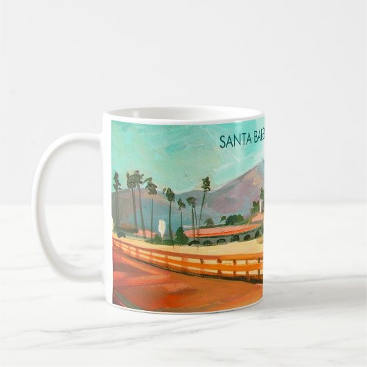 Stearns Wharf - Santa Barbara, CA Kaffeetasse (Links)