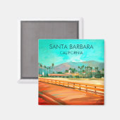 Stearns Wharf - Santa Barbara, CA Magnet (Vorderseite/Rückseite)