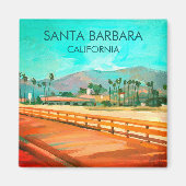 Stearns Wharf - Santa Barbara, CA Magnet (Vorne)