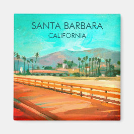 Stearns Wharf - Santa Barbara, CA Magnet